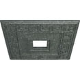 thumbnail image 3 of Ekena Millwork 18"W x 18"H x 3 1/2"ID x 1 1/8"P Eris Ceiling Medallion (Fits Canopies up to 9 7/8"), Hand-Painted Athenian Green Crackle, 3 of 5