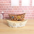 thumbnail image 4 of 1Pc Vintage Ceramic Boat Shaped Planter Random Color Flower Pot for Home Decor, 4 of 6