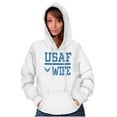 thumbnail image 4 of US Air Force USAF Wife Spouse Hoodie Sweatshirt Women Brisco Brands L, 4 of 6