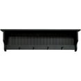 thumbnail image 1 of Sawdust City 4 ft. Pine Shelf with Pegs- Gold, 1 of 1