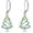 Christmas Tree, variant on Bunny Earrings Easter Earrings for Women Sterling Silver Cute Animal Bunny Egg Rabbit Holiday Dangle Drop Easter Holiday Gifts-2