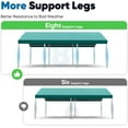 thumbnail image 3 of Quictent 10'X 20’ Carport Heavy Duty Car Canopy Galvanized Car Boat Shelter, Dark Green, 3 of 10