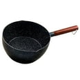 thumbnail image 1 of Milk Pot Pan, Small Cookware Pots Pan Cooking Sauce Pot Evenly Heating Milk Pan Cookware Pot with Comfortable Handle Non Stick Food Warmer Pot for Cooking, 1 of 8