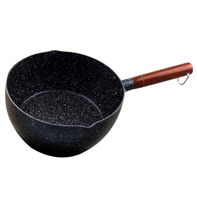Milk Pot Pan, Small Cookware Pots Pan Cooking Sauce Pot Evenly Heating Milk Pan Cookware Pot with Comfortable Handle Non Stick Food Warmer Pot for Cooking