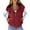 Wine, variant on Women's Color-Blocked Sleeveless Vest, Modern Drawstring Hooded Puffer Vest with Front Pockets, Lightweight Quilted Winter Outerwear for Women, Trendy Zip Up Vest, Casual Sleeveless Jacket Beige L