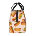 thumbnail image 2 of Lsque Hot Dog In Heart Pattern Lunch Bag Women/Men Insulated Lunch Box,Small Leakproof Cooler Food Lunch Containers Reusable High Capacity Lunch Tote Bags, 2 of 6