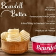 thumbnail image 4 of Beurdell French Salted Real Canned Butter 100% Natural Pasteurized Butter A real butter from France | Great For Hurricane Preparedness Emergency Survival Kit Great For Cooking, Baking Pack of 6, 4 of 8