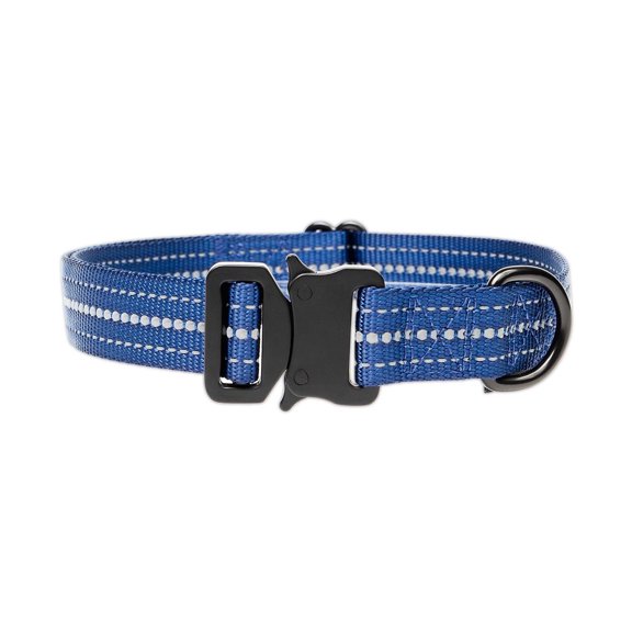 One Paw, Buffalo Plaid Nylon Dog Collar with Metal Buckle, Water Repellent, Multiple sizes