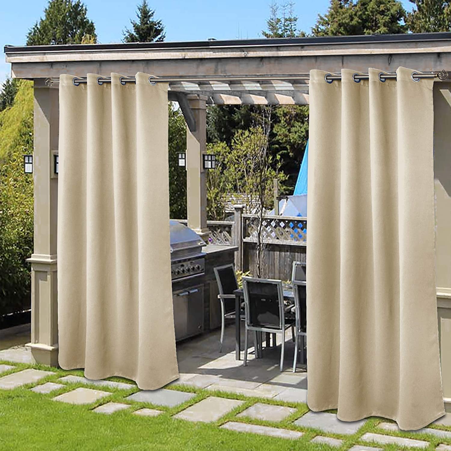 Outdoor Curtains For Patio Rustproof, Waterproof Outdoor Curtains Canada