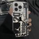 thumbnail image 1 of Funda para iPhone 16 Pro, con diseño de Jordan, anticaídas y resistente al desgaste, de PC, color blanco, para iPhone 12 Pro Max., 1 of 2