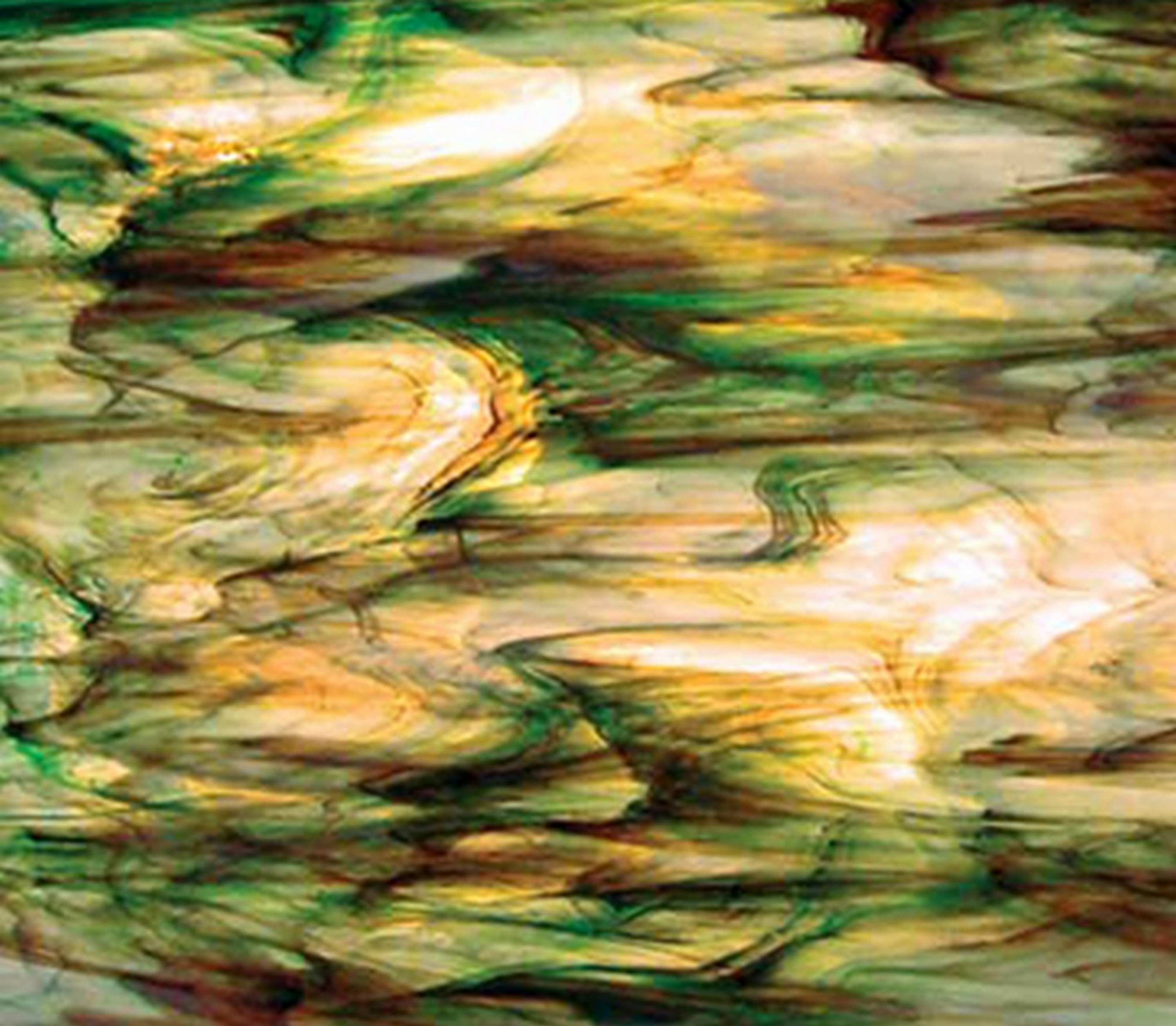 OCEANSIDE STAINED/FUSING GLASS SHEETS - RAINFOREST PEARL OPAL FUSIBLE (Small 8" x 12")