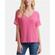 thumbnail image 2 of Camiseta básica Lucky Brand con detalle de costuras para mujer rosa XS, 2 of 2