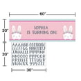 thumbnail image 2 of 1st Year Bunny Giant Banner, 2 of 2