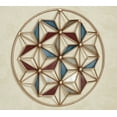 thumbnail image 2 of Sterling Dimensional Geometric Gold Wall Art 24 Inches Diameter, 2 of 5