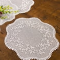 thumbnail image 5 of Heritage Lace Sheer Divine 12 in. Round Doily - White - Set of 4, 5 of 6