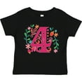 thumbnail image 3 of Inktastic 4th Birthday Party Photo Number 4 Girls Toddler T-Shirt, 3 of 5