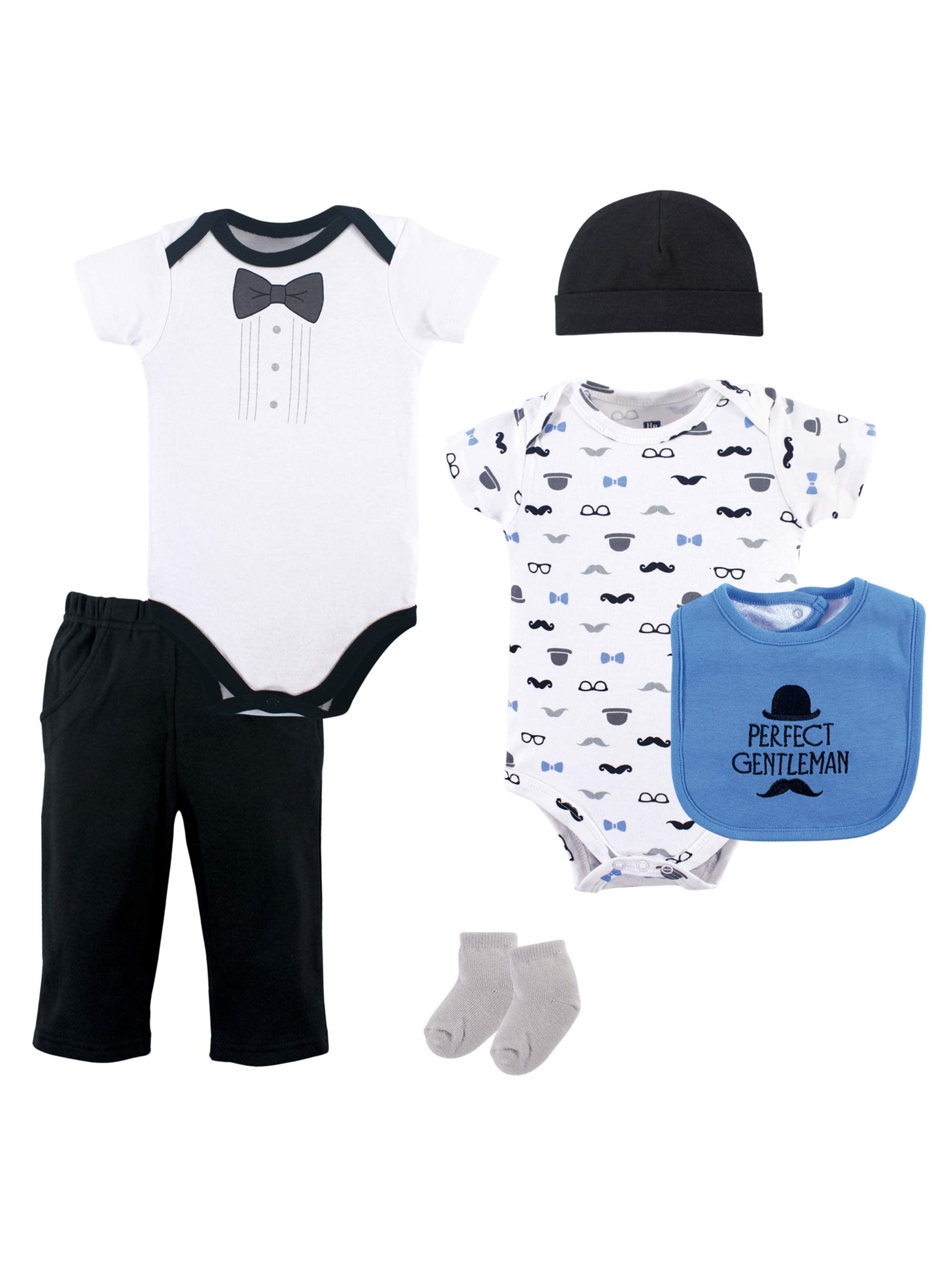 Hudson Baby Layette, 6pc Set (Baby Boys)