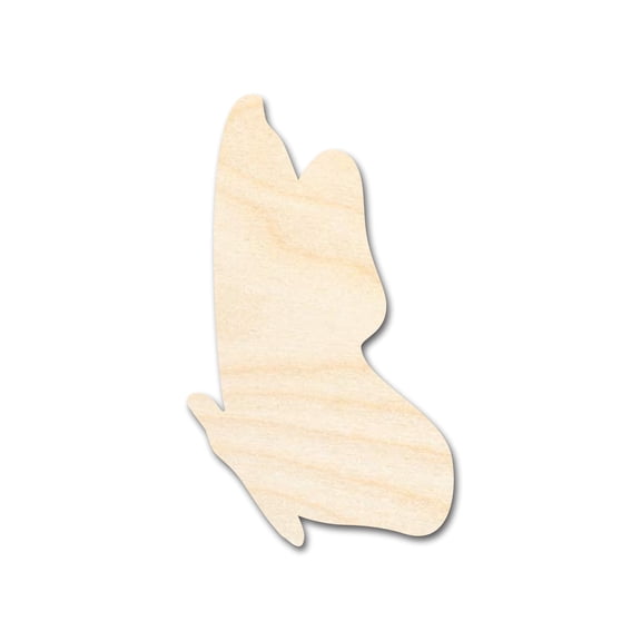 Unfinished Wood Flying Butterfly Silhouette - Animal Craft - up to 46" DIY 16" / 1/8"