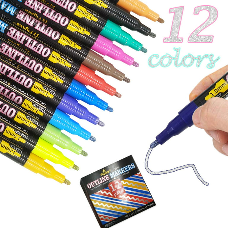 Art Marker Cute Pen Plastic Liquid Colored Ink 10mm Painting Graffiti  Pencil Set