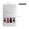 thumbnail image 2 of FORYULIK Nails Set Of 24 Include Glue Gradient Ladies Girls Prom Decoration Wearable Detachable Finished Nails 2Ml, 2 of 2