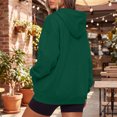 thumbnail image 5 of Resicozy Zip Up Hoodie Women Oversized Y2K Hoodies Casual Long Sleeve Sweatshirts Fall Spring Track Jackets with Pockets 2026 Green L, 5 of 5