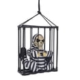 thumbnail image 2 of Decor Prop, Interesting Quick Installation  Scary Skull Cage Prisoner  For Haunted House For KTV Hooded Ghost, 2 of 8