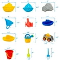 thumbnail image 5 of Costway Kids Sand and Water Table Activity Table Sandbox w/ 18 Pcs Accessories, 5 of 11