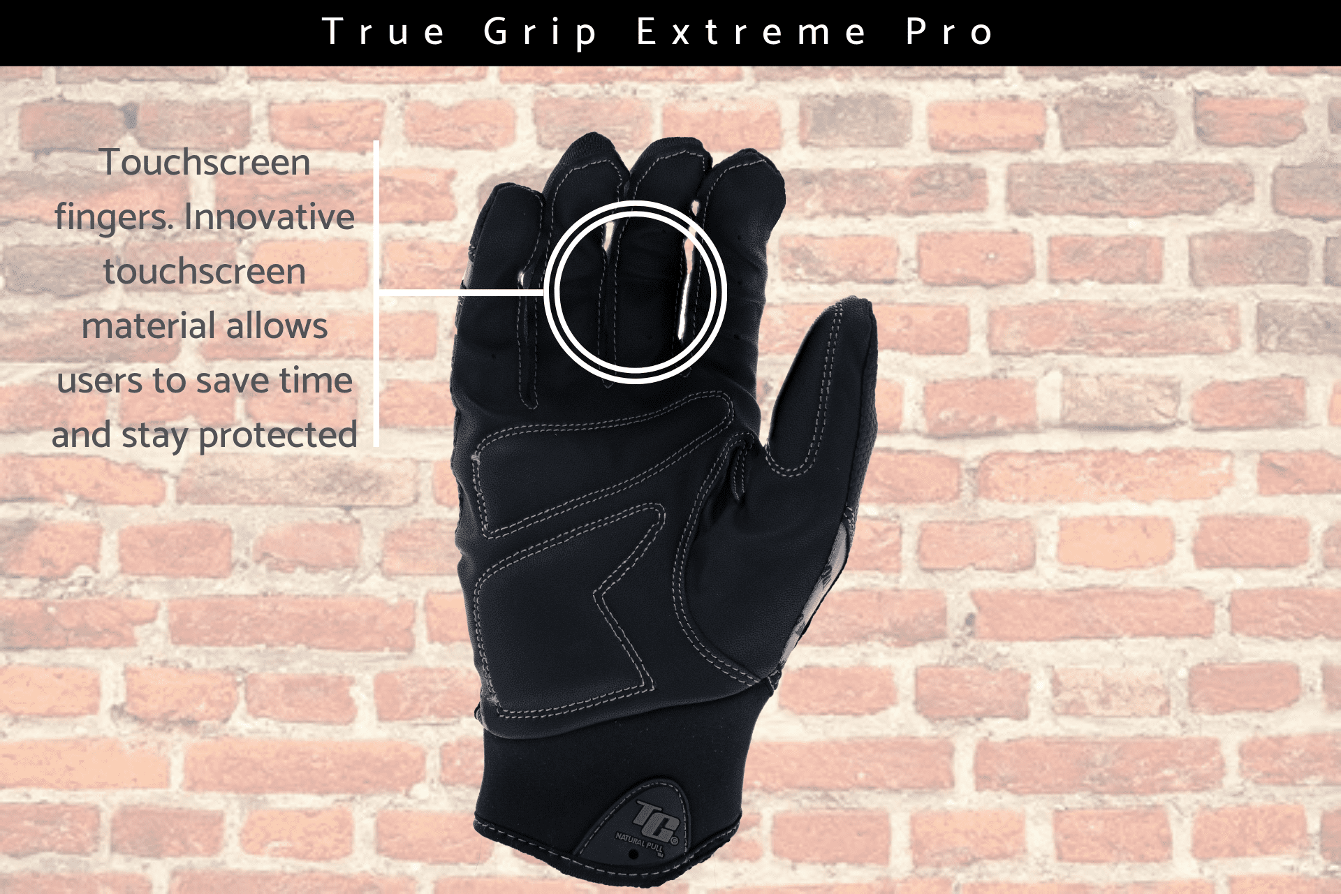 True Grip Safety Max Work Gloves - Large Size - 9043 –