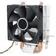 thumbnail image 4 of Ventilador silencioso de CPU Sincero Velocidad ajustable con Conector de 4 pines diseño de soplado hacia abajo 2 tubos de latón Negro, 4 of 10