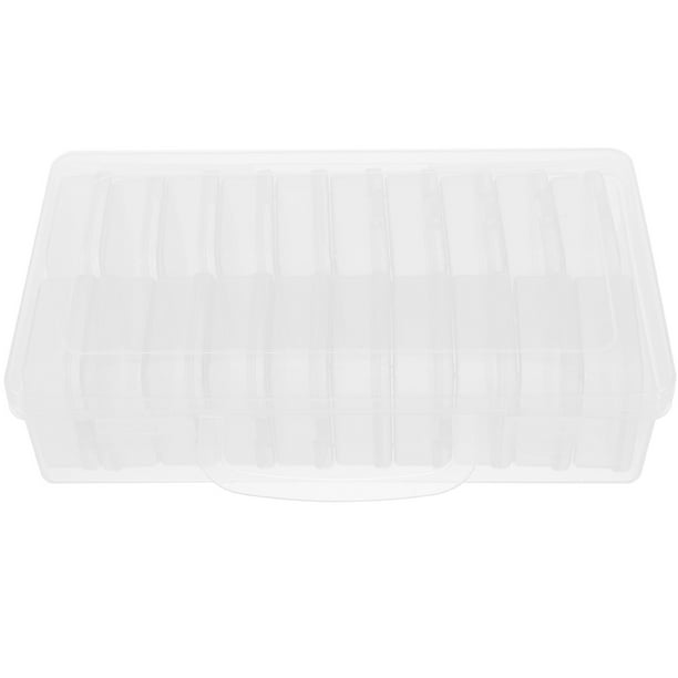 unbranded Caja Plástica Transparente Para Almacenamiento Con Compartimentos Organizadores Para Y Accesorios