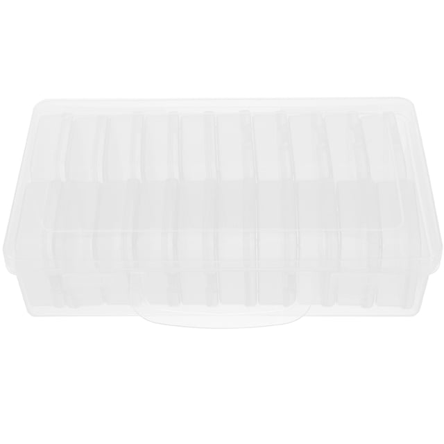 unbranded Caja Plástica Transparente Para Almacenamiento Con Compartimentos Organizadores Para Y Accesorios