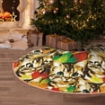 thumbnail image 5 of Bingfone Christmas Tree Skirt Mat Christmas Decoration Interior 36" -Kittens With Maple Leaves, 5 of 6
