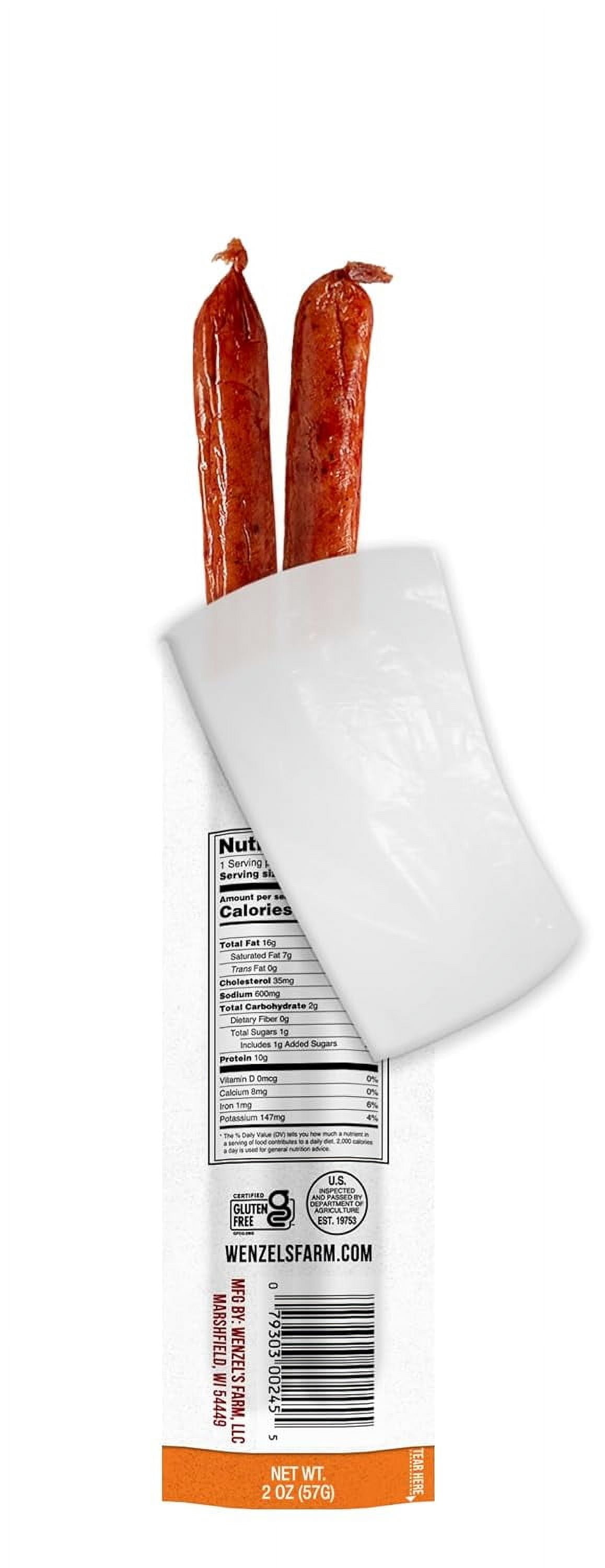 Wenzels Farm Spicy  Sticks, 32 sticks (16 packs of 2)