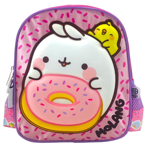 Lonchera Térmica para Niñas con Personaje Molang color Rosa