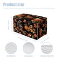 thumbnail image 3 of Psesaysky Tissue Box Cover Rectangle PU Leather, Thanksgiving Dachshund Pumpkin Tissue Box Holder, Waterproof Decorative Cover for Bathroom Toilet Bedroom Living Room Table Desk Office, 3 of 7