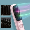 thumbnail image 6 of Tyidzon Hair Straightener Brush, Portable Cordless Thermal Comb for Women 2026 Upgraded Go Brush Pro Travel Home Essentials, Fast Heating Adjustable Temperature, Pink, 6 of 8