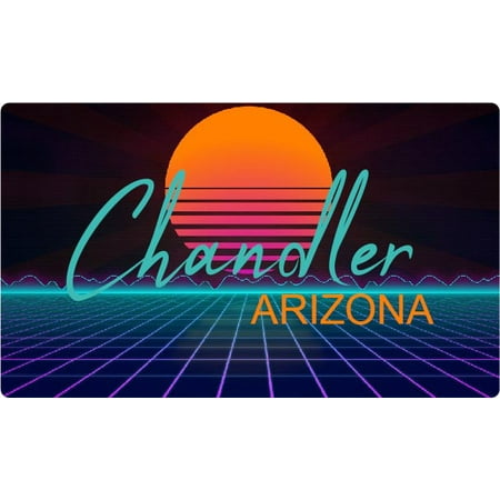 

Chandler Arizona 4 X 2.25-Inch Fridge Magnet Retro Neon Design