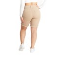 thumbnail image 2 of Dollhouse Women's Juniors Frayed Hem Bermuda Short, 2 of 3