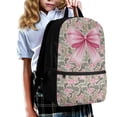 thumbnail image 3 of Bulopur Pink Camo Bow Kids Backpack Set 5 Pcs Minimalist Western Girls School Bag with Lunch Bag, Pencil Case, Water Bottle Cover and Wrist Strap for Country Girly Preteen Girls 7-12, 3 of 8