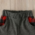 thumbnail image 4 of Baby Toddler Kids Boy Clothing Set Little Boys Fall/Winter Hooded Long Sleeve Elastic Waist 6M 12M 24M 2T 3T 4T 5T Everyday Outfit 2Pcs, 4 of 7