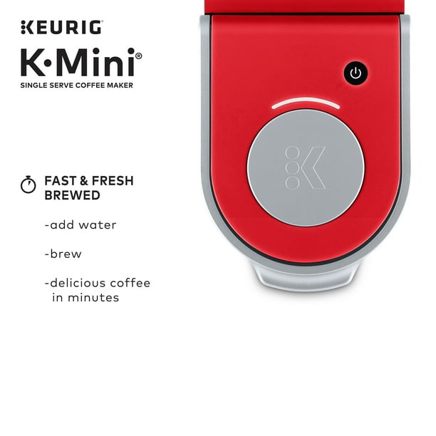 Keurig K-Mini Single Serve K-Cup Pod Coffee Maker, Brew New, Poppy