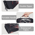 thumbnail image 4 of Herdesigns Funny Skull Skeleton Carry Case Compatible with Nintendo Switch 2017 & Oled 2021, with 20 Game Card Slots, American Flag Portable Travel Carrying Case Pouch for Accessories & Games, 4 of 8