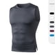 thumbnail image 5 of Camiseta deportiva para hombre sin mangas, tejido elástico y transpirable, ideal para running y ciclismo, corte ajustado, disponible en talla L azul., 5 of 6