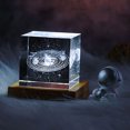 thumbnail image 4 of Lámpara de noche pequeña con forma de cubo de cristal grabado, luz nocturna LED, enchufe USB, mesa de galaxia, 4 of 8