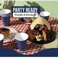 thumbnail image 7 of Crown Display 18 Oz Navy Plastic Cups For Party Supplies 50 Pack, 7 of 7