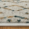 thumbnail image 6 of Gertmenian Amiens Faiz Moroccan Bohemian Tribal Ivory Indoor Area Rug, 2x8, 6 of 6