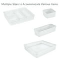 thumbnail image 5 of Simplify 5 Pack Multi-Sized Plastic Organizing Storage Basket Set, White, 5 of 9