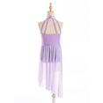 thumbnail image 3 of Hansber Ballet Leotard Dress for Girls Latin Jazz Dance Dresses Dancing Costume Tutu Skirt Light Purple 8, 3 of 7