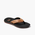 thumbnail image 1 of Reef Men SANTA ANA LE BLACK AND TAN SANDAL, 1 of 4