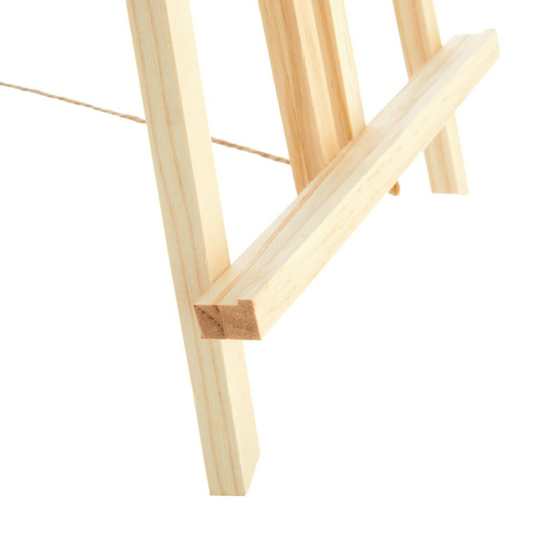 Wood Table Top Easels, Bulk Easel Stands for Painting Canvases (13.8 in, 12  Pack)